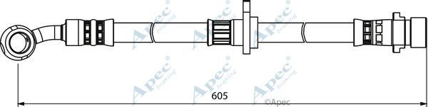 APEC BRAKING Тормозной шланг HOS4000